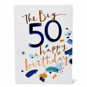 The Big 50 Happy Birthday Card front