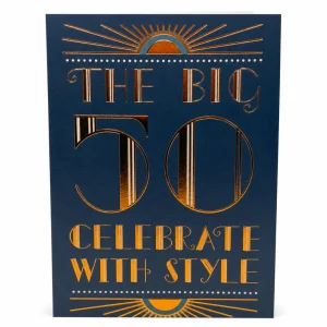 The Big 50 Celebrate With Style Birthday Card front