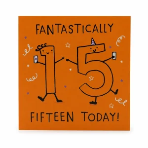 Fantastically 15th Birthday Card front