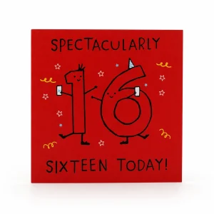 Spectacularly Sixteen Birthday Card front